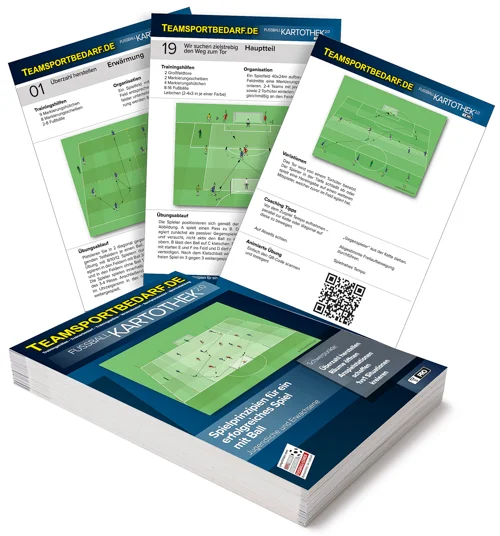 Neu Fußball Kartothek (30 Karten) - Spielprinzipien für ein erfolgreiches Spiel mit Ball