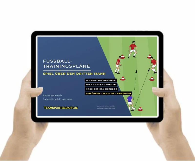 Top-Angebot Download Fußball Trainingspläne (45 Übungen) - Spielen über dritten Mann