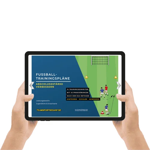 Bestseller Download Fußball Trainingspläne (45 Übungen) - Abschlussstärke verbessern