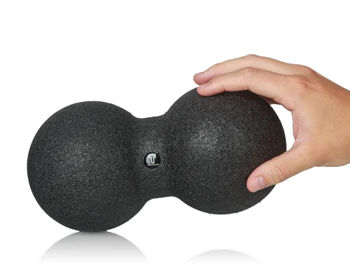 Faszienball DUO-Ball ø 12 cm - Farbe: Schwarz Schneller Versand