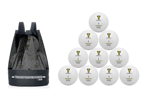 Heißes Angebot 10er Ballset - Fußball Miniball (Gr. 1) - inkl. T-PRO Ballsack Mini