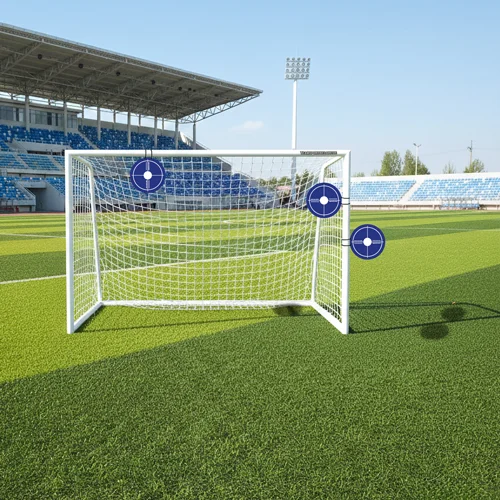 TargetShooter Round (ø 40 cm) - für Fußballtore Schneller Versand