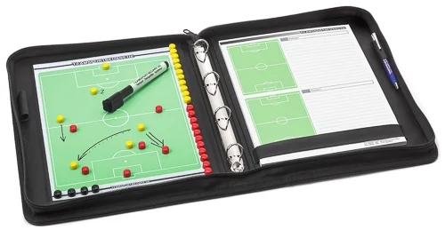 FOOTBALL – high quality coach map (leather) Preisreduziert