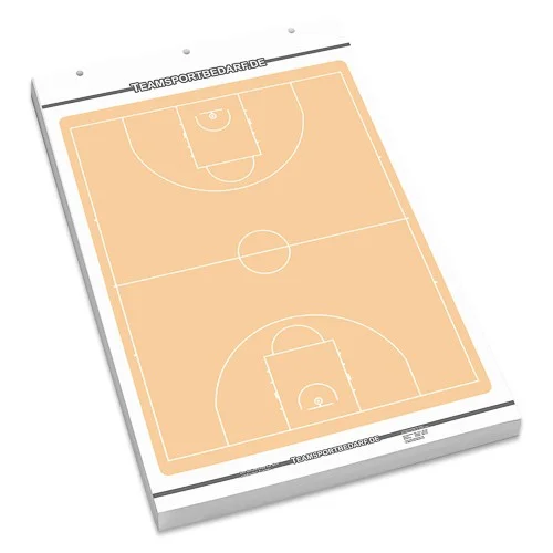 Direktkauf Paper pad with basketball fields