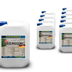 10 plastic jerrycans - with PREMIUM line marking paint white Schnäppchen
