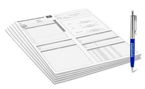 Football observation sheets - Set of 5 Abverkauf