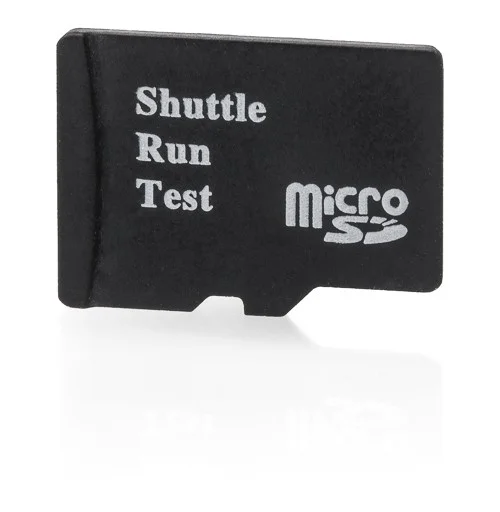 Shuttle run test - Micro SD card 128 MB Angebot
