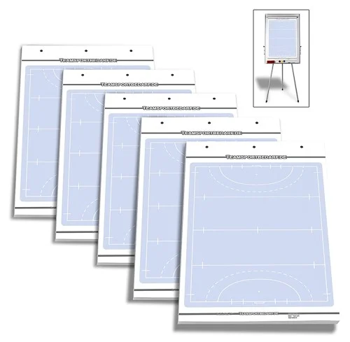 Letzte Chance Hockey flipchart sports pads - set of 5