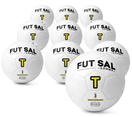 Futsal ball light - set of 10 special training balls (size 3) Beliebt