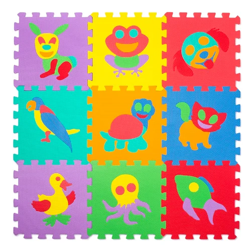 Preiswert Puzzle mat (play mat) small - 69 pieces animals