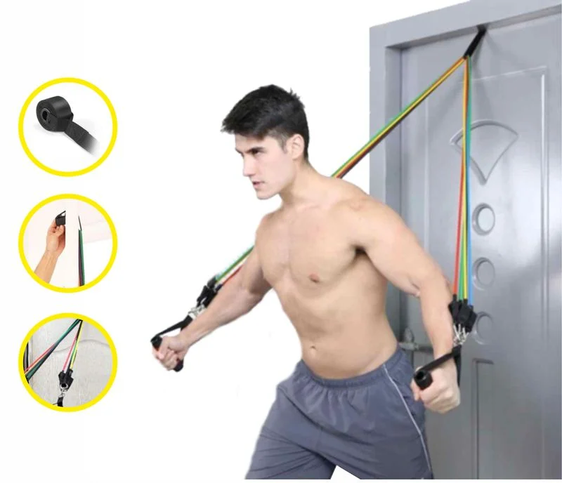 Günstig Power bungee set (11 pieces) - 5 different strengths