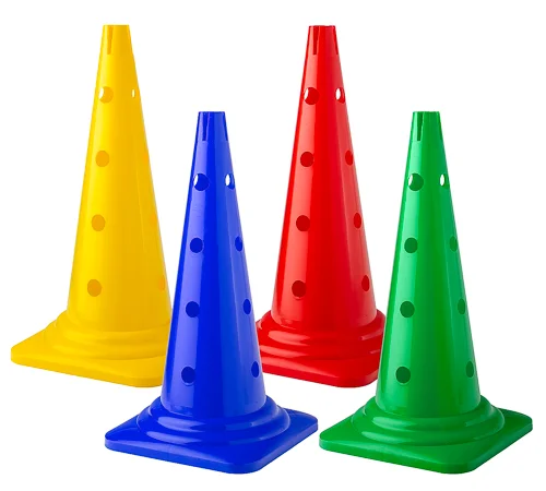 Rabatt Cone with holes (4 colours) - height: 52 cm