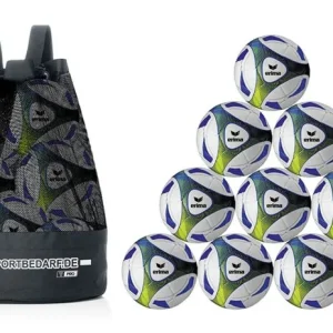10x Erima Hybrid training balls (size 5) - incl. a T-PRO ball bag Angebot