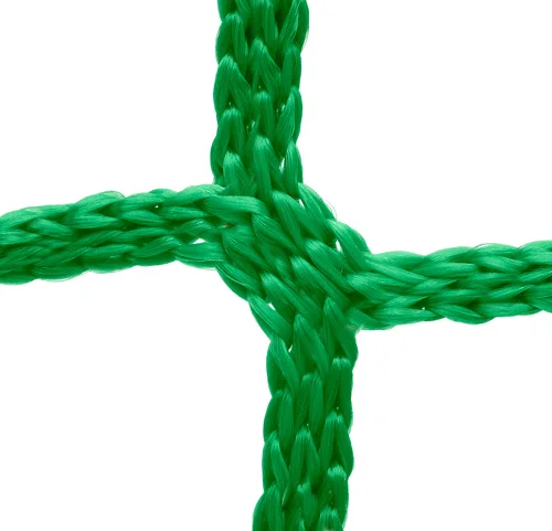 Goal net (green) - 5 x 2 m, 6 mm PP, 80/150 cm (robust football pitch version) Direkt Vom Hersteller