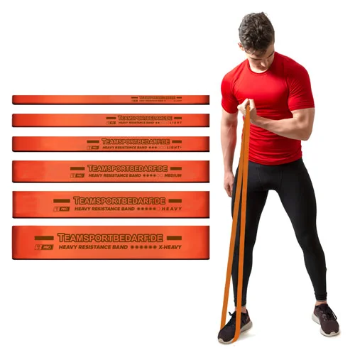 Zertifiziert T-PRO resistance band 208 cm (natural latex) - 6 strengths