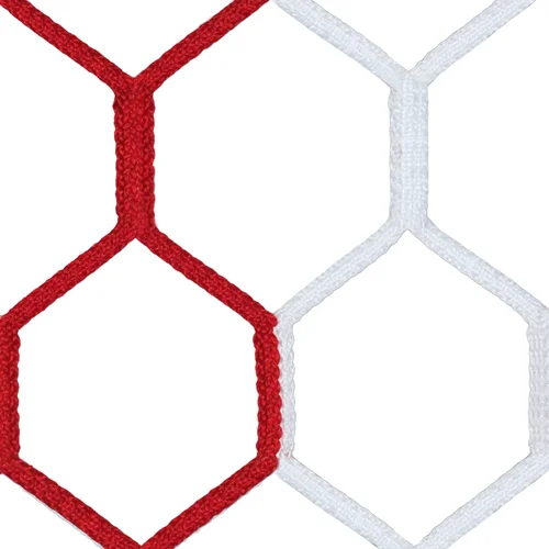 HEXA goal net (red and white) – 5 x 2 m, 4 mm PP, 80/150 cm Neuheit