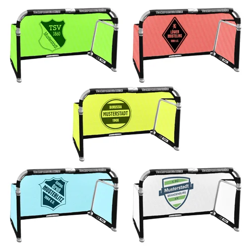 Goal net with custom print – for T-PRO Minitor (foldable) 1.20 x 0.80 m – 5 colours Sonderangebot