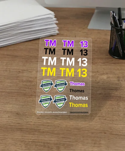 Must-Have Personalised sticker sheet for football boots – Outdoor quality