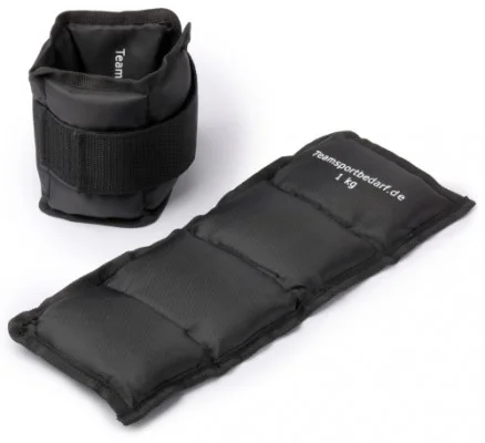 Schneller Versand Polsiere con pesi (coppia)2 x 1 kg. per correre: polsiere con pesi