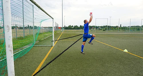 Letzte Chance Cintura elastica di potenza 9: allenamento del portiere + sprint