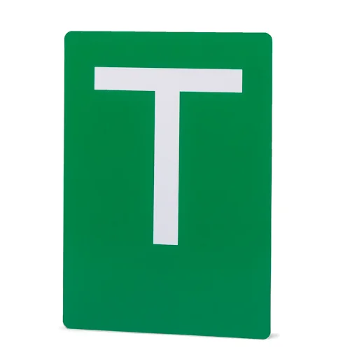 Pallamano - Cartello del time-out per squadre - Colore: Verde Neue Kollektion