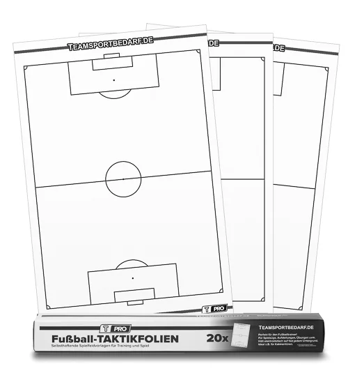 Letzte Chance T-PRO Foglio per la tattica 550 x 830 mm (autoadesivo) – Calcio