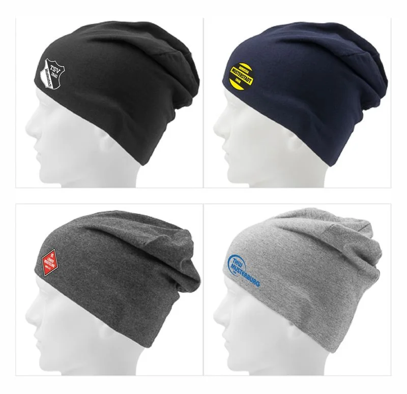 Berretto in maglia - Jersey Beanies - 4 colori & 3 Misure - personalizzabile Preisknaller