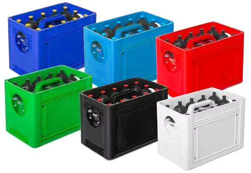 Portabottiglie della T-PRO (7 colori) - cassetta per bottiglie (impilabile) Kracherpreis