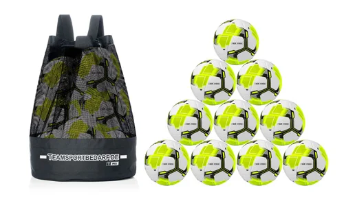 Set da 10 palloni - Pallone da allenamento T-PRO Hybrid NEON (misura 5) - incl. sacca per palloni T-PRO Knallerangebot