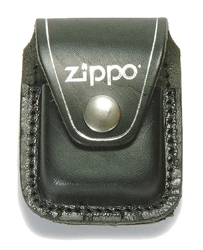 Zippo Gürteltasche Orig. Leder Schwarz Neue Kollektion