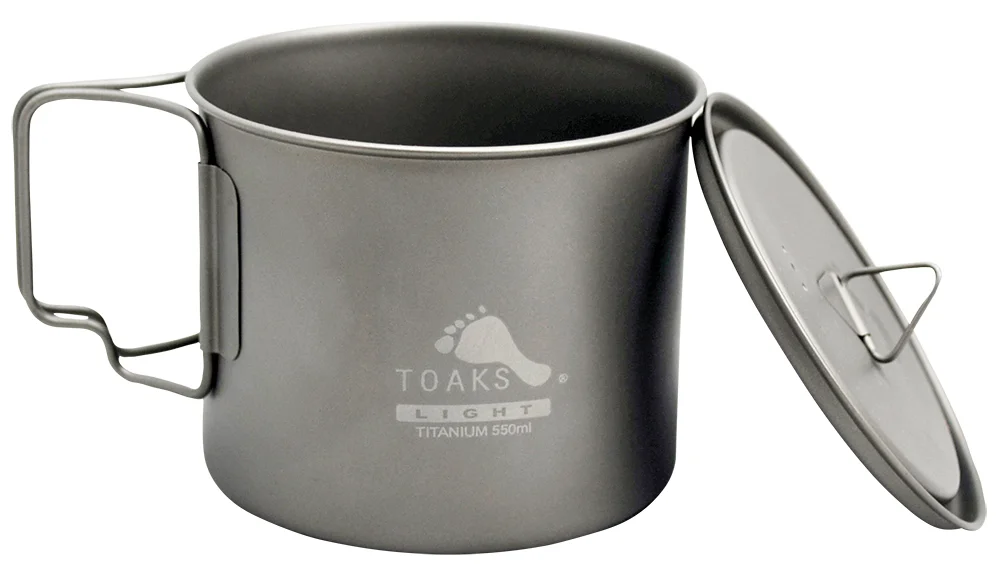 Toaks Titanium Pot 550 ml Ultralight mit Deckel Billig