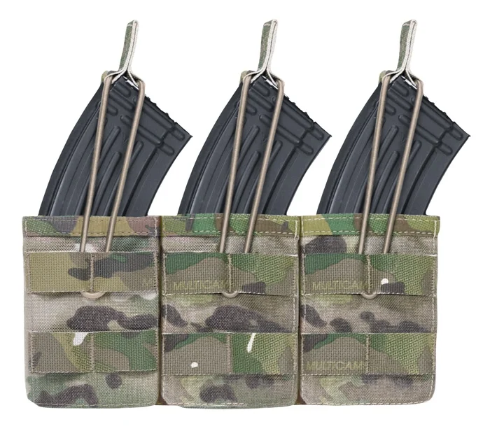 Knallerangebot Warrior Triple Open Mag Pouch AK47/74 Multicam