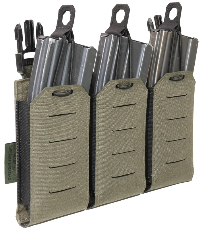 WAS Laser Cut Detachable Triple 5.56 Mag Pouch Neu Im Sortiment