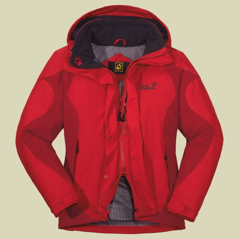Jack WolfskinEmerald Jacket women Größe S Farbe peak red Markenware