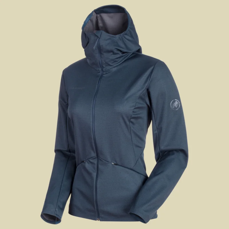 MammutUltimate V Tour SO Hooded Jacket Women Größe S Farbe jay melange Bestseller