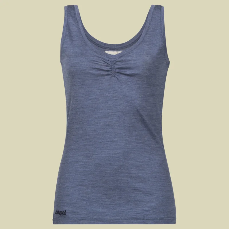 Mega-Angebot BergansLinnea Wool Singlet Woman Größe S Farbe dusty blue melange