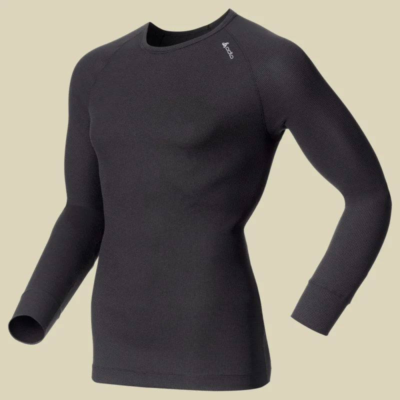 Direkt Vom Hersteller ODLOShirt l/s crew neck CUBIC Men 140052 Größe S Farbe ebony grey - black