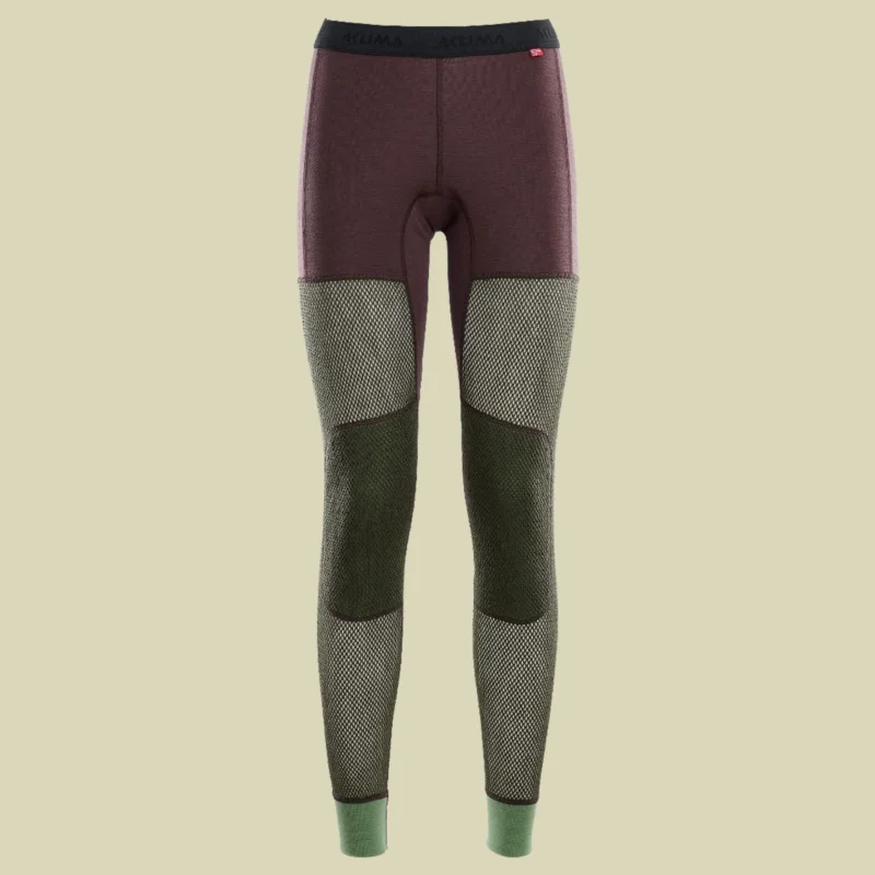 AclimaWoolnet Hybrid Long Pants Women Größe LFarbe fudge / dill / olive night Meistverkauft