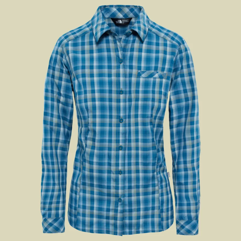 The North FaceL/S Zion Shirt Women Größe XS Farbe blue coral plaid Sonderangebot