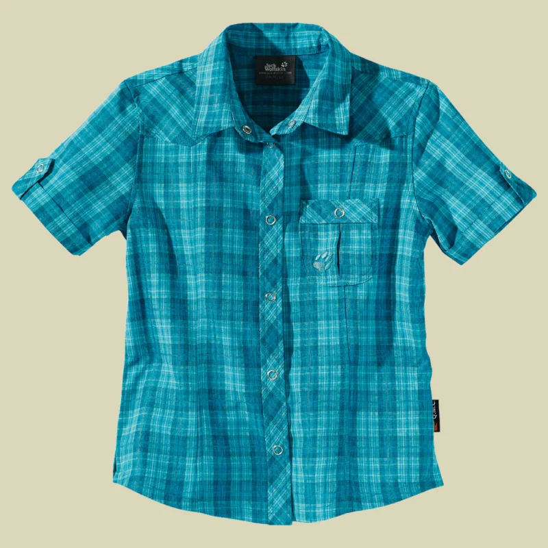 Markenware Jack WolfskinGirls Mosquito Sun Shirt Größe 116 Farbe glacier checks
