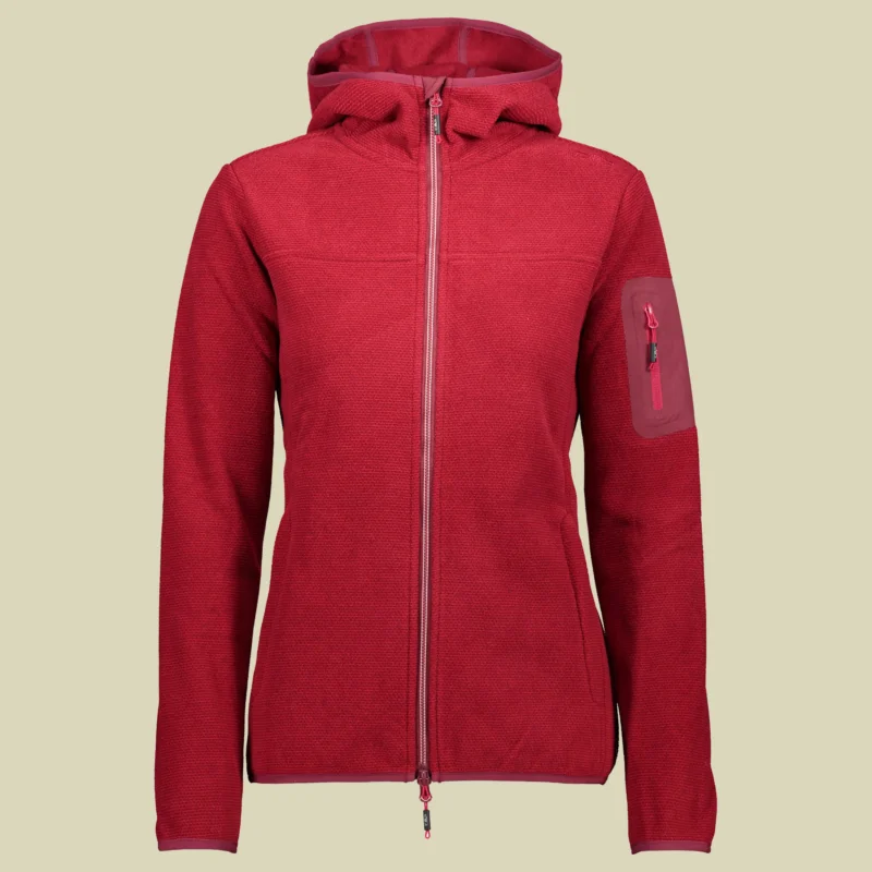 Garantierte Lieferung CMPWomen Jacket Fix Hood Knitted Jacquard 38H2196 Größe 34 Farbe syrah-granita 57BG