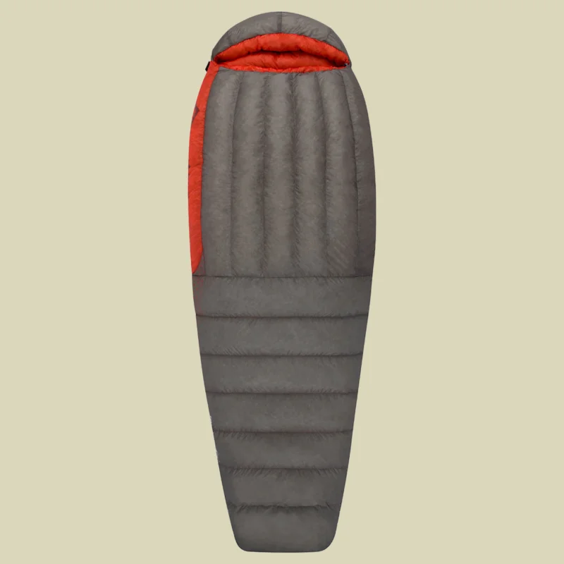 Angebot Sea to SummitFlame FmI bis Körpergröße 183 cm Farbe light grey/paprika, Reißverschluss rechts