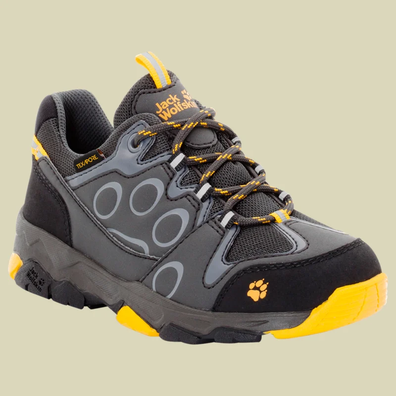 Jack WolfskinMTN Attack 2 Texapore Low Kids Größe 26 Farbe burly yellow Letzte Chance