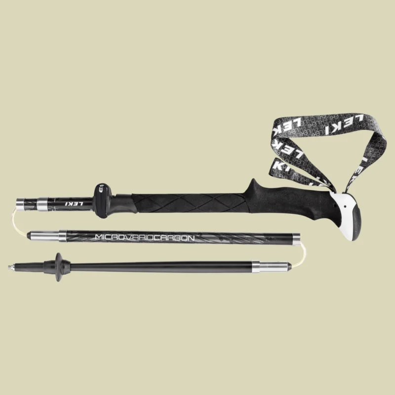 LekiMicro Vario Carbon Strong Länge:120-140cm Farbe:schwarz Neuheit