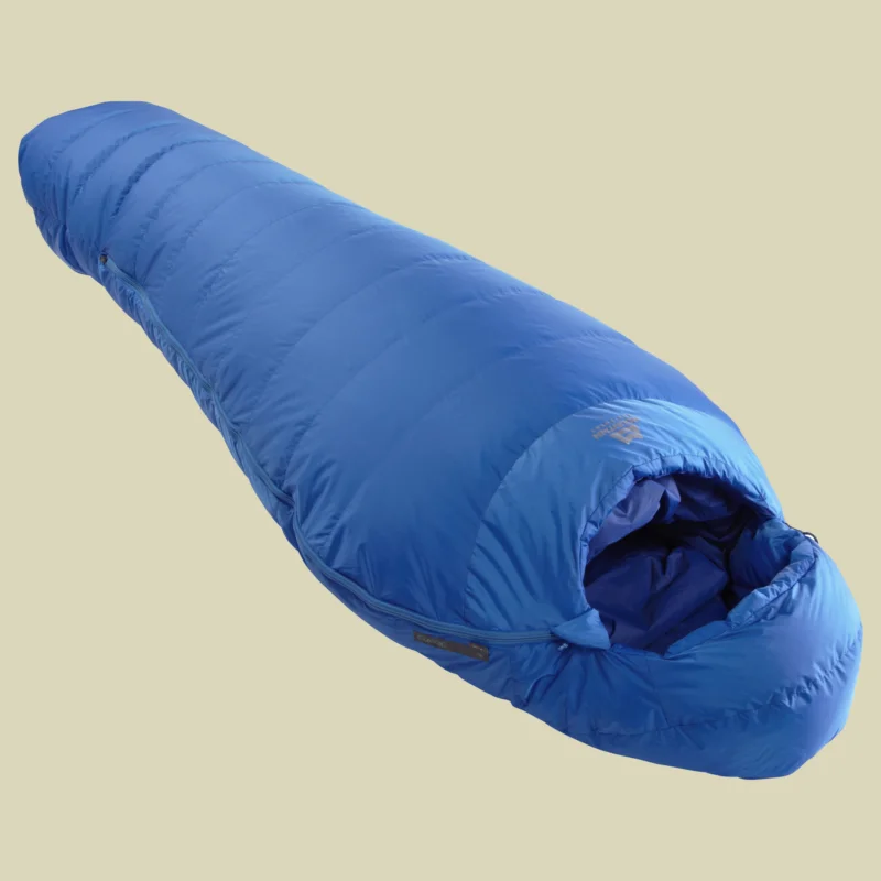 Mountain EquipmentClassic 300 long bis Körpergröße Schlafsack 200 cm Farbe skydiver, Reißverschluss Schlafsack links Nur Heute
