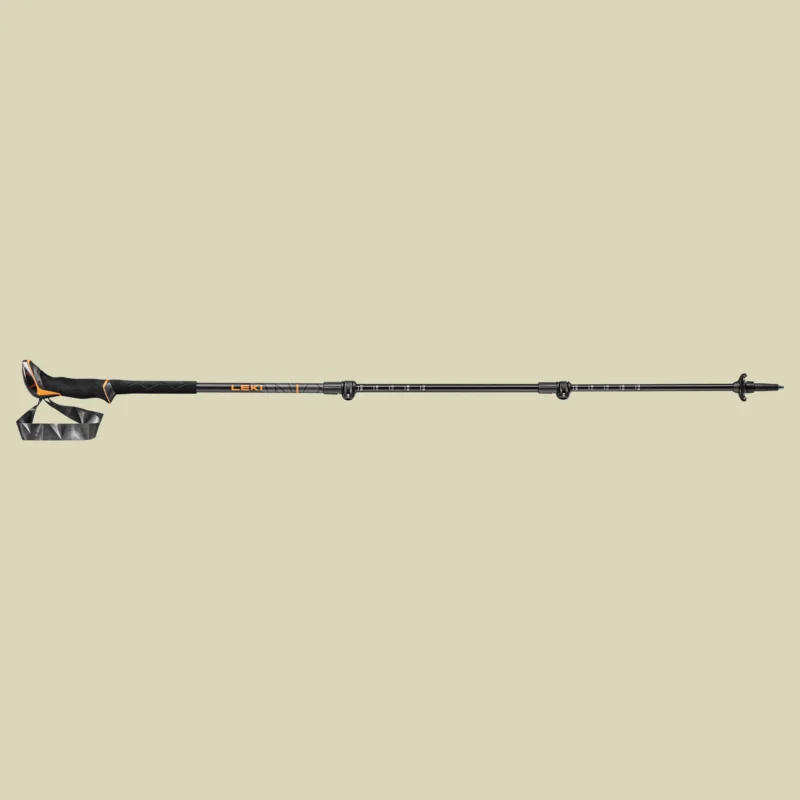 Zertifiziert LekiMakalu Lite Länge 100 - 135 cm Farbe orange - black - dark anthracite