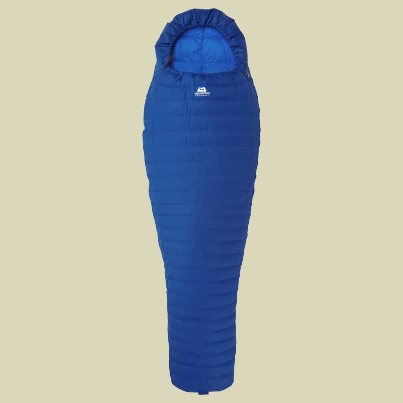 Begrenztes Angebot Mountain EquipmentTransAlp bis Körpergröße: 185 cm (regular) admiral blue,Reißverschluss Schlafsack links