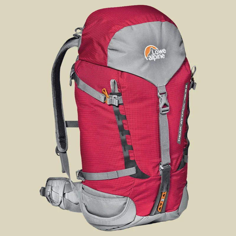 Lowe AlpinePeak Attack 45:55 Volumen 45 + 10 Liter Farbe chilli red Abverkauf