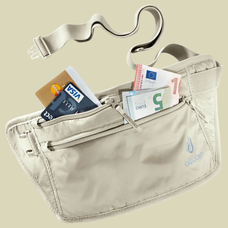 Sonderaktion deuterSecurity Money Belt II Maße: 34x14 cm Farbe: sand
