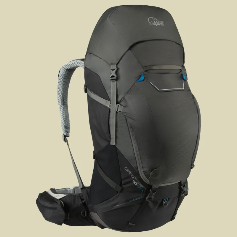 Lowe AlpineCerro Torre 80:100 Volumen:80+20L/ Rückenlänge:48-58cm Farbe:black/greyhound Kracherpreis